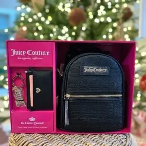 Juicy Couture | Bags | Juicy Couture Mini Backpack Chain 
